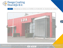 Tablet Screenshot of deege-coating.nl